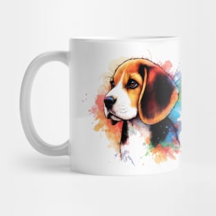 Beagle Ink Splash Mug